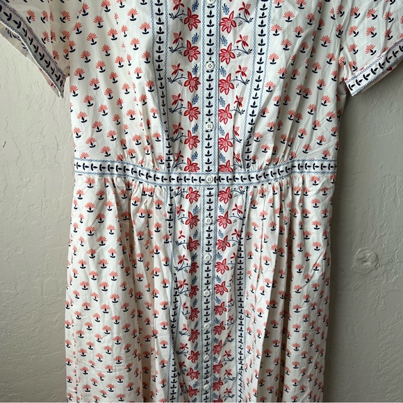 Gal Meets Glam Alisa Floral Button Front Maxi Dress Unicorn 🦄 - Picture 7 of 14